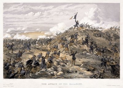 Attacco al ridotto di Malakoff il 7 settembre 1855, 1855 da William Crimea Simpson