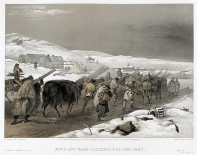 Truppe britanniche sulla strada per Sebastopoli da William Crimea Simpson