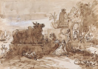 Carestia in India da William Simpson