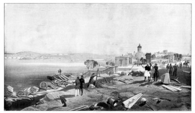 Sebastopoli dal retro del Forte Nicholas, 1900 da William Crimea Simpson