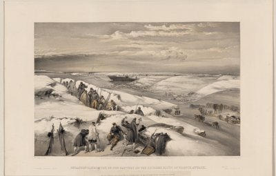 Sebastopoli dalla batteria da 26 cannoni, 1855 da William Crimea Simpson