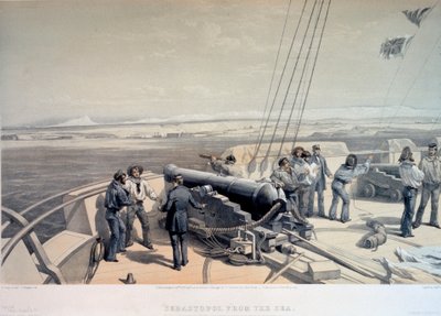 Veduta di Sebastopoli dal mare da William Simpson