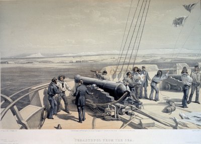Veduta di Sebastopoli dal mare da William Crimea Simpson