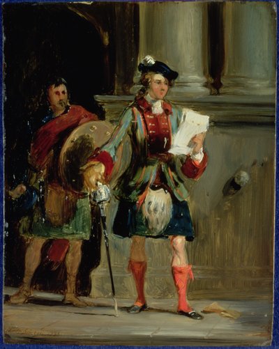 Il principe Carlo a Holyrood, 1833 da William Simson