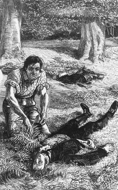 Illustrazione per Adam Bede, romanzo di George Eliot (1819-1880), incisione da William Small