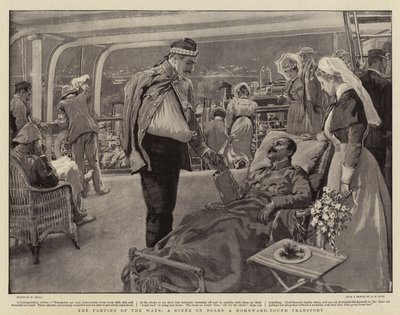 Il Bivio, Una Scena a Bordo di un Trasporto di Ritorno da William Small