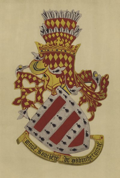 Sir Sanchet Dabrichecourt, 1348-c 1360 da William St John Hope
