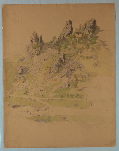 Castello di Calenfells, vicino a Kirn, Germania da William Stanley Haseltine