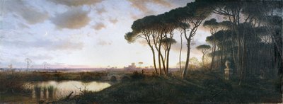 Castello di Ostia visto dalla pineta di Castel Fusano, 1881 da William Stanley Haseltine