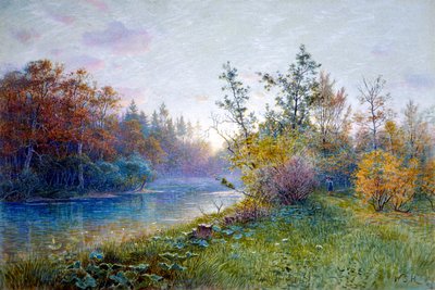 Diga del mulino a Traunstein da William Stanley Haseltine
