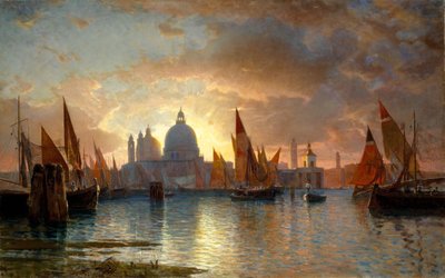 Santa Maria della Salute, Tramonto da William Stanley Haseltine