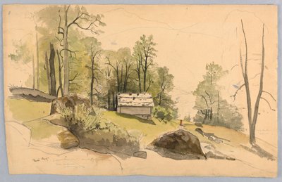 Studio per paesaggio, Hasliberg, Svizzera da William Stanley Haseltine