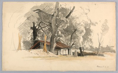 Studio di paesaggio, Baveno, Lago Maggiore, Italia da William Stanley Haseltine