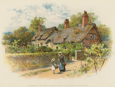 Nella terra di Shakespeare, Cottage di Anne Hathaway a Shottery, Stratford-on-Avon da William Stephen Coleman