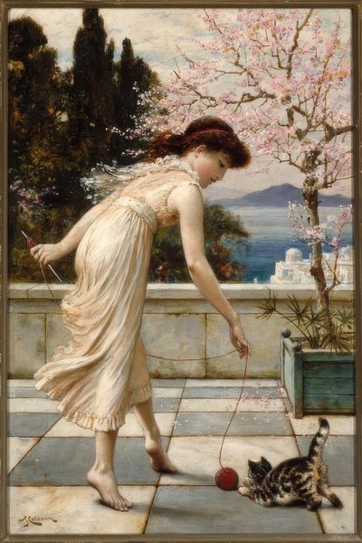 Stuzzicando il gattino da William Stephen Coleman