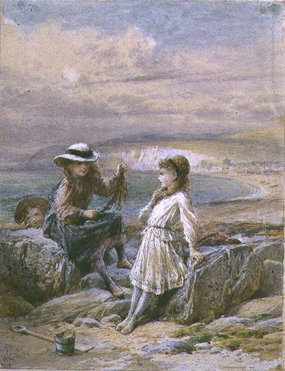 Due ragazze e un ragazzo con alghe da William Stephen Coleman