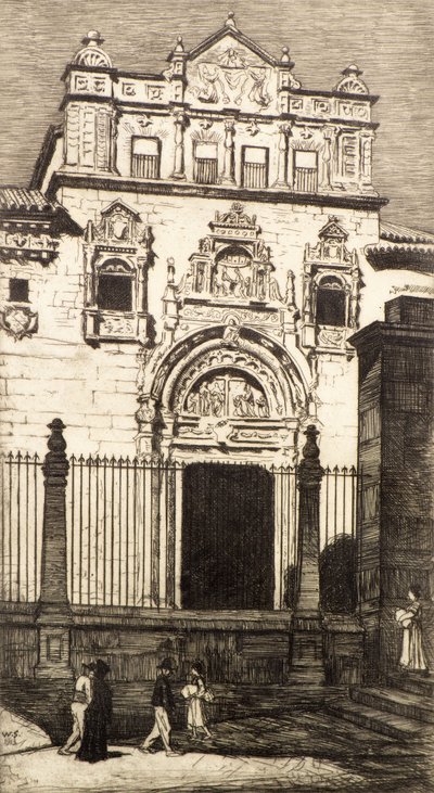 Porta, Santa Cruz, Toledo da William Strang