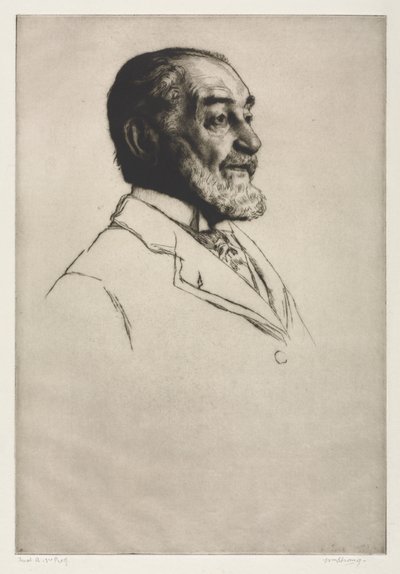 Frederick Harrison, 1914 da William Strang
