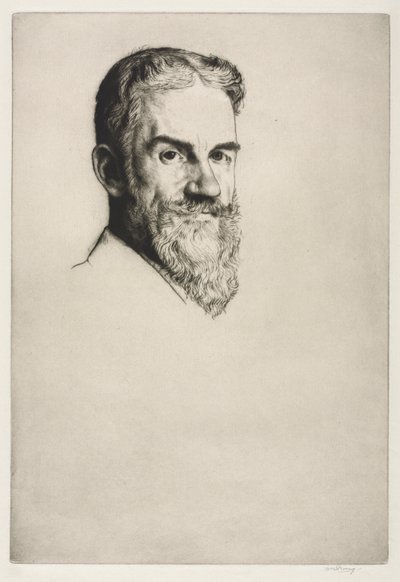 George Bernard Shaw, 1907 da William Strang
