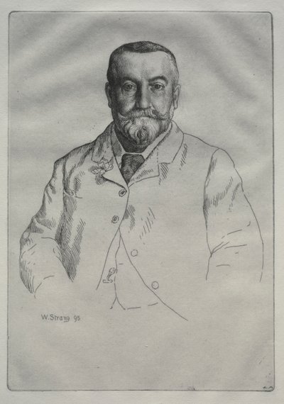 Ritratto di H. Cock da William Strang