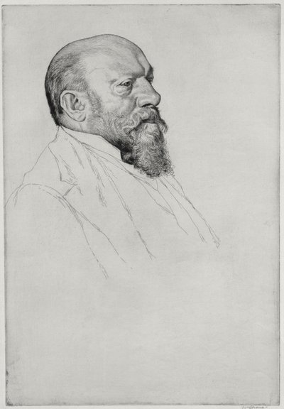 Ritratto di Hans Richter (1843-1916), direttore d