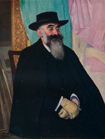 Ritratto di Lucien Pissarro, Esq, 1920 da William Strang