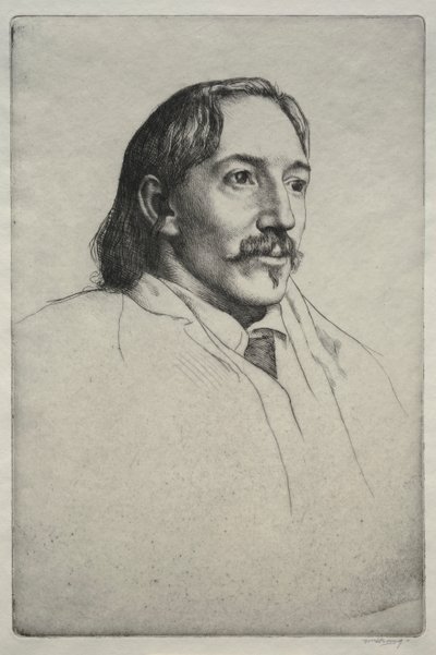 Robert Louis Balfour Stevenson da William Strang