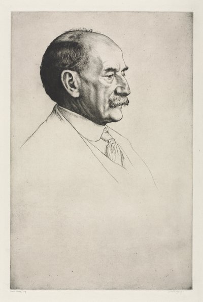 Thomas Hardy, rivolto a destra da William Strang