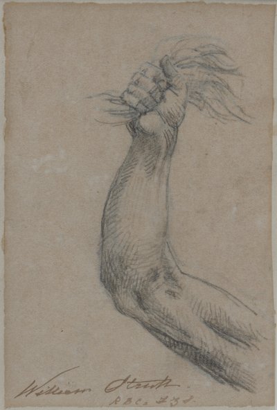 Studio per un dipinto perduto di Ercole da William Strutt
