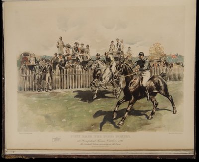 Corsa di pony per polo da William Sullivant Vanderbilt Allen