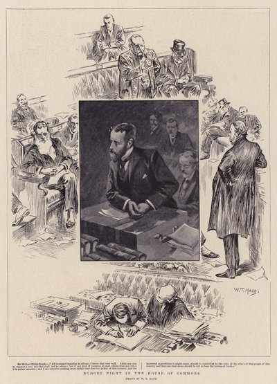 Notte del bilancio alla Camera dei Comuni da William T. Maud