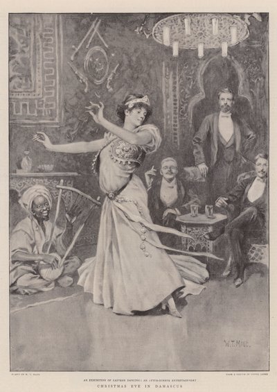 Vigilia di Natale a Damasco (litografia) da William T. Maud