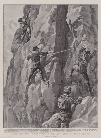 Alpinismo nel Tirolo, una scalata pericolosa sulle Dolomiti da William T. Maud