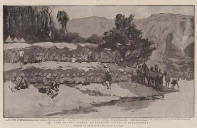 Il campo degli Highlanders di Gordon durante un bombardamento da William T. Maud