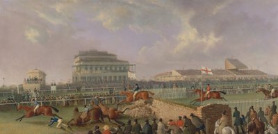 La corsa a ostacoli di Liverpool e nazionale ad Aintree, 1843 da William Tasker