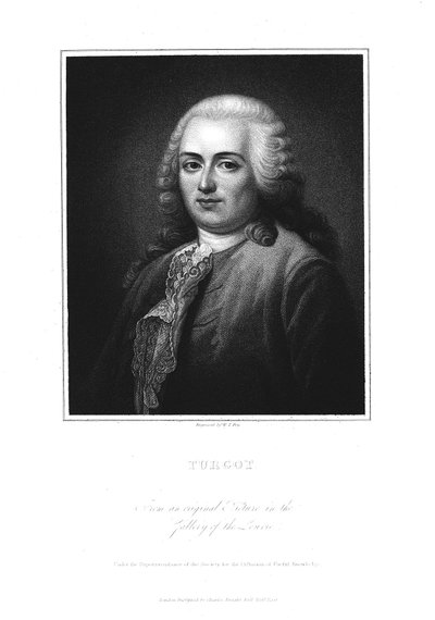 Anne Robert Jacques Turgot, politico ed economista francese, inizio XIX secolo da William Thomas Fry