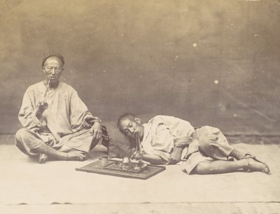 Fumatore di oppio da William Thomas Saunders
