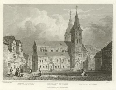 Chiesa di Boppart da William Tombleson