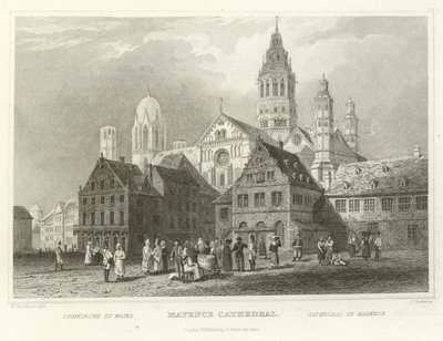 Cattedrale di Magonza da William Tombleson