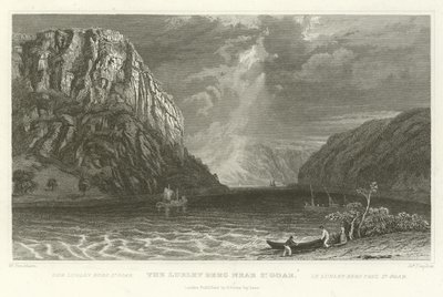 Il Lurley Berg vicino a St Goar da William Tombleson