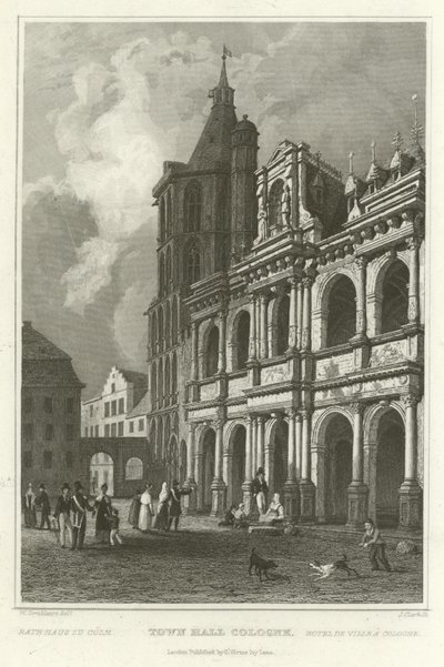 Municipio di Colonia da William Tombleson