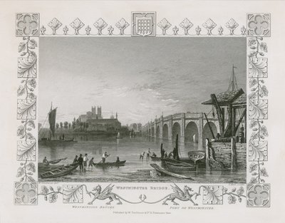 Ponte di Westminster da William Tombleson
