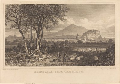 Edimburgo, da Craigleith da William Tombleson after Thomas Hosmer Shepherd