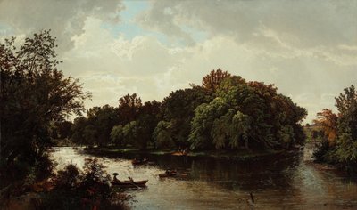 Scena del Lago, Barca 1861 da William Trost Richards