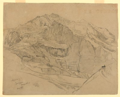 Paesaggio, Jungfrau, Svizzera da William Trost Richards