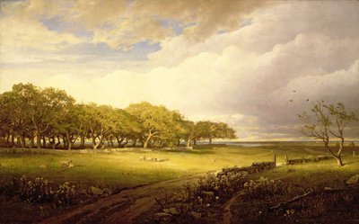 Vecchio frutteto a Newport da William Trost Richards
