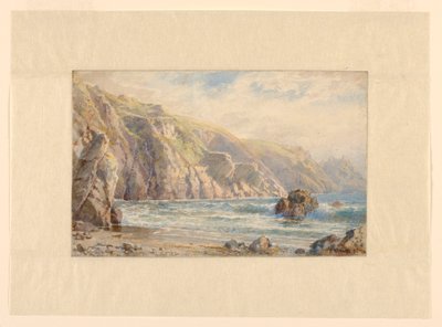 Studio per "Baia di Moulin Huet, Guernsey" da William Trost Richards