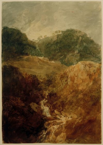 Un ruscello di montagna: Testa di Derwentwater(?) da Joseph Mallord William Turner
