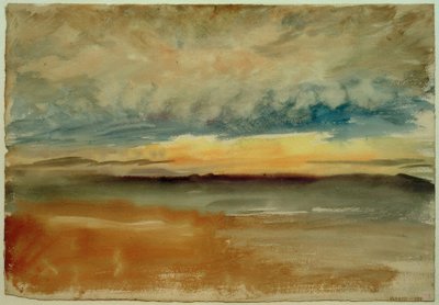 Un tramonto tempestoso da Joseph Mallord William Turner