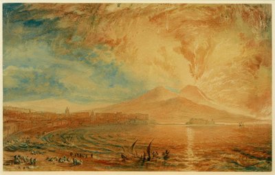 Baia di Napoli (Vesuvio arrabbiato) da Joseph Mallord William Turner